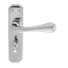 Carlisle Brass Eden Lever on Bathroom Backplate Polished Chrome