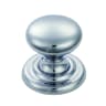 Carlisle Brass Fingertip Cupboard Knob 32mm Polished Chrome