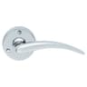 Carlisle Brass Wing Lever on Round Rose Satin Chrome