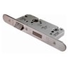 Eurospec Easi-T Din Radius Bathroom Lock 60mm Satin Stainless Steel