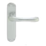 Manital Euroline Ibra Lever on Backplate Satin Chrome