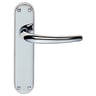 Manital Lilla Lever On Latch Backplate 185 x 40 x 11mm Pack of 2