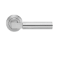 Karcher Tasmania Lever on Round Rose Satin Stainless Steel