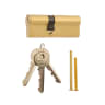 ERA 6-Pin 35/45mm Euro Profile Double Cylinder Lock  Brass