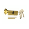ERA 35/45 6 Pin Euro Profile Thumbturn Door Cylinder Brass