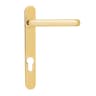 ERA Windsor Sprung Lever Lever Inline Door Handle Gold Finish