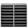 Carlisle Brass Intumescent Air Transfer Grille 225mm x 225mm Silver