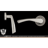 Fortessa Verto Lever on Round Rose 118 x 52mm Satin Nickel
