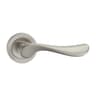 Fortessa Wave Contempo Lever on Round Rose Satin Nickel