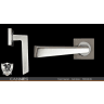 Fortessa Cannes Lever Door Handles on Rose 130 x 53mm