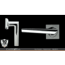 Fortessa Carrera Lever Door Handles on Rose 129 x 53mm Polished Chrome