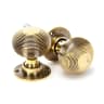 From The Anvil Aged Brass Heavy Beehive Mortice/Rim Knob Set