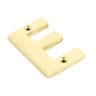 From The Anvil Polished Brass Letter E