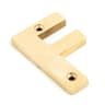 From The Anvil Polished Brass Letter F