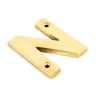 From The Anvil Polished Brass Letter N