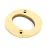 From The Anvil Polished Brass Letter O