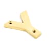From The Anvil Polished Brass Letter Y