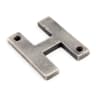 From The Anvil Antique Pewter Letter H