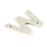 From The Anvil Polished Nickel Letter W