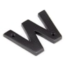 From The Anvil Aged Bronze Letter W