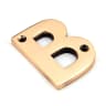 From The Anvil Polished Bronze Letter B