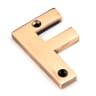 From The Anvil Polished Bronze Letter F