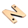 From The Anvil Polished Bronze Letter N