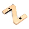 From The Anvil Polished Bronze Letter Z