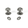 From The Anvil Pewter Oak Box Lock & Octagonal Knob Set