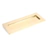 From The Anvil Polished Brass Small Letter Plate