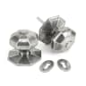 From The Anvil Pewter Large Octagonal Mortice/Rim Knob Set
