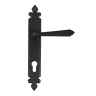 From The Anvil Black Cromwell Lever Espag. Lock Set