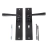 From The Anvil Black Large Avon Lever Lock Set