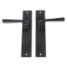 From The Anvil Black Large Avon Lever Latch Set