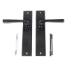 From The Anvil Black Large Avon Lever Latch Set