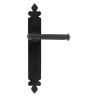 From The Anvil Black Tudor Lever Latch Set