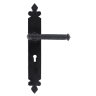 From The Anvil Black Tudor Lever Lock Set