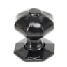 From The Anvil Black Octagonal Mortice/Rim Knob Set