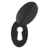 From The Anvil Black Oval Escutcheon & Cover