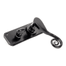From The Anvil Black Monkeytail Lever Bathroom Set