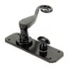 From The Anvil Black Monkeytail Lever Bathroom Set