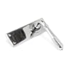 From The Anvil Polished Chrome Reeded Lever Latch Set