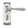 From The Anvil Polished Chrome Reeded Lever Bathroom Set