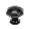 From The Anvil Black Octagonal Cabinet Knob - Large