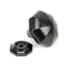From The Anvil Black Octagonal Cabinet Knob - Large