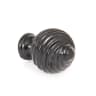 From The Anvil Black Twist Cabinet Knob