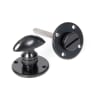 From The Anvil Black Round Bathroom Thumbturn
