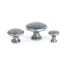From The Anvil Pewter Hammered Cabinet Knob - Large
