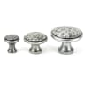 From The Anvil Pewter Hammered Cabinet Knob - Medium