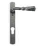 From The Anvil Pewter Narrow Lever Espag. Lock Set